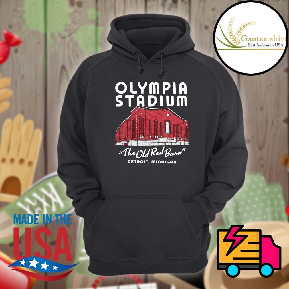Olympia stadium the Old Red Barn Detroit Michigan s Hoodie