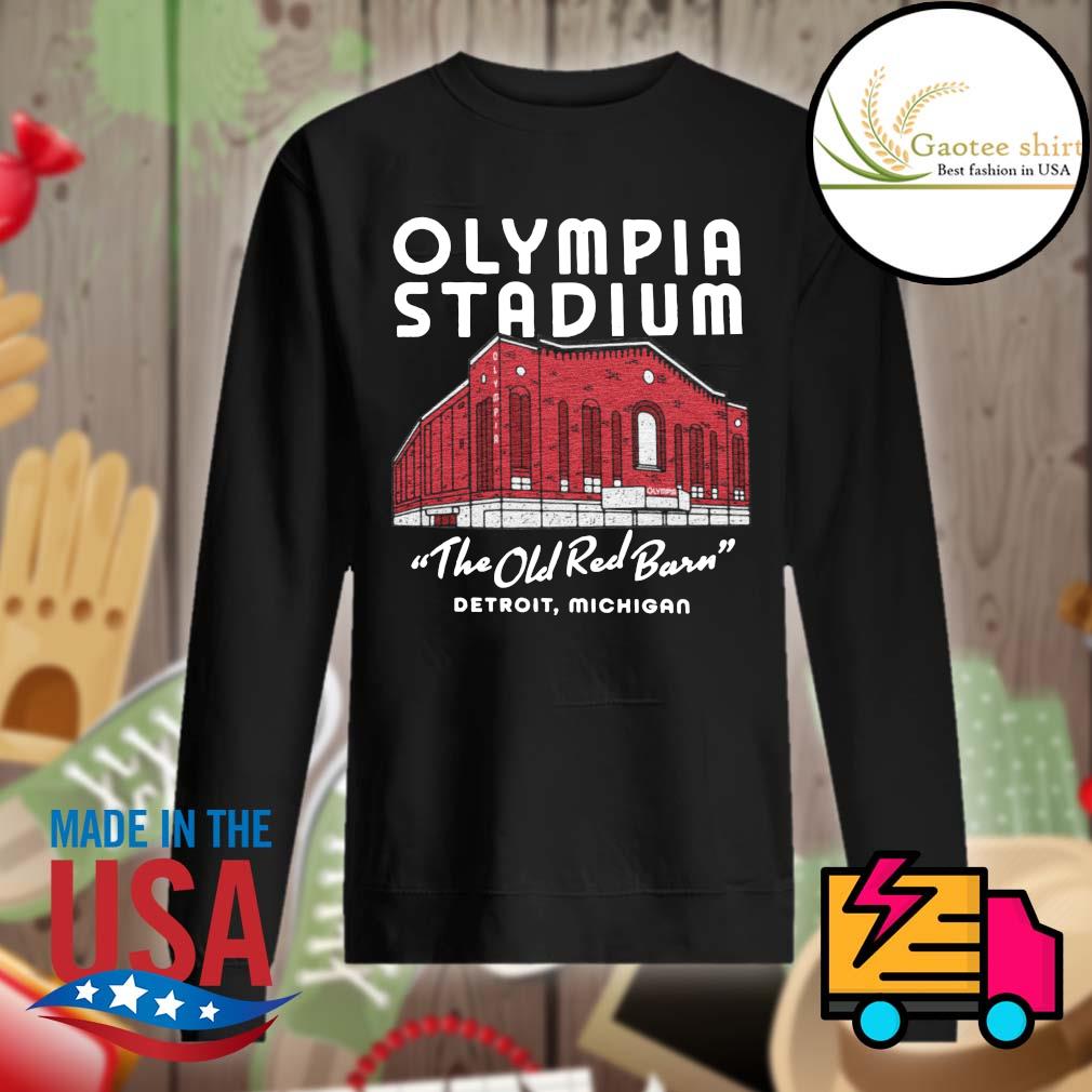 Olympia stadium the Old Red Barn Detroit Michigan s Sweater