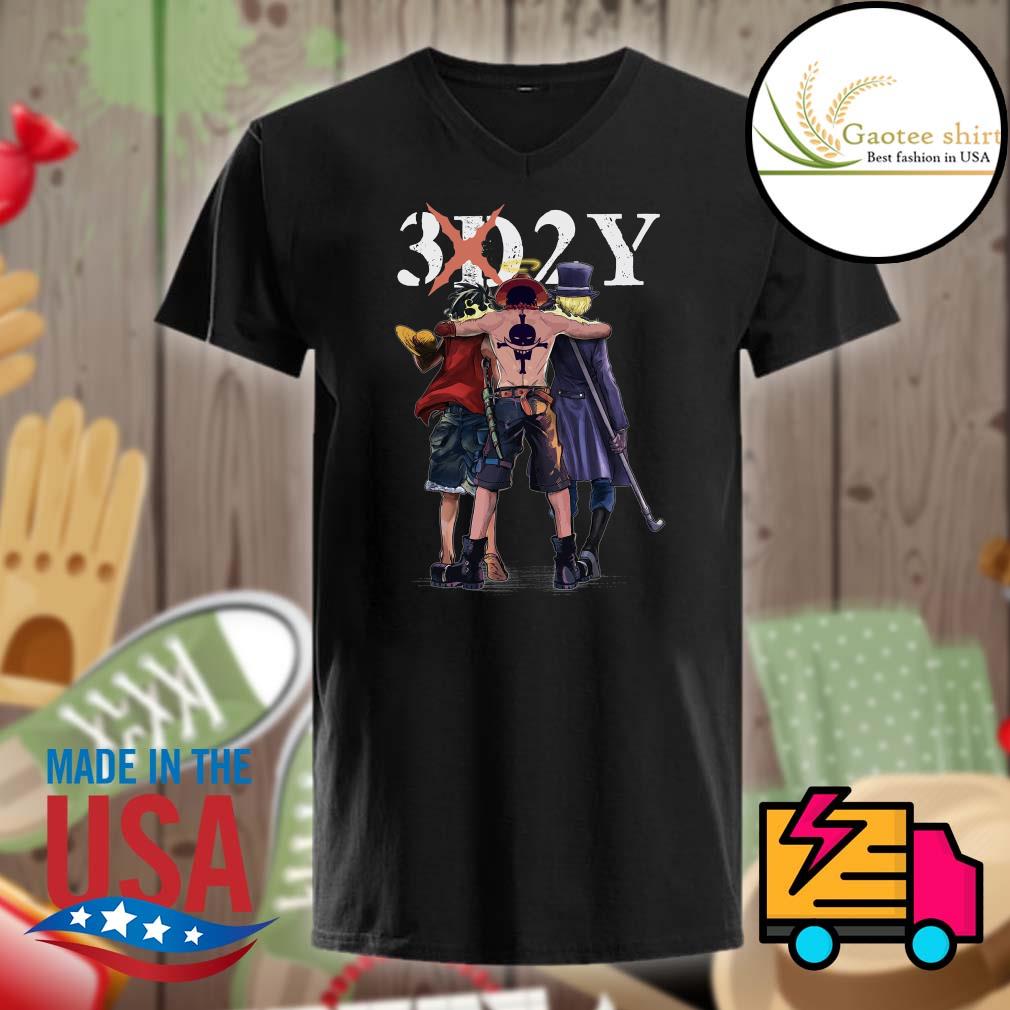 One Piece 3d2y Monkey D Luffy Portgas D Ace Sabo Poster Shirt Hoodie Tank Top Sweater And Long Sleeve T Shirt