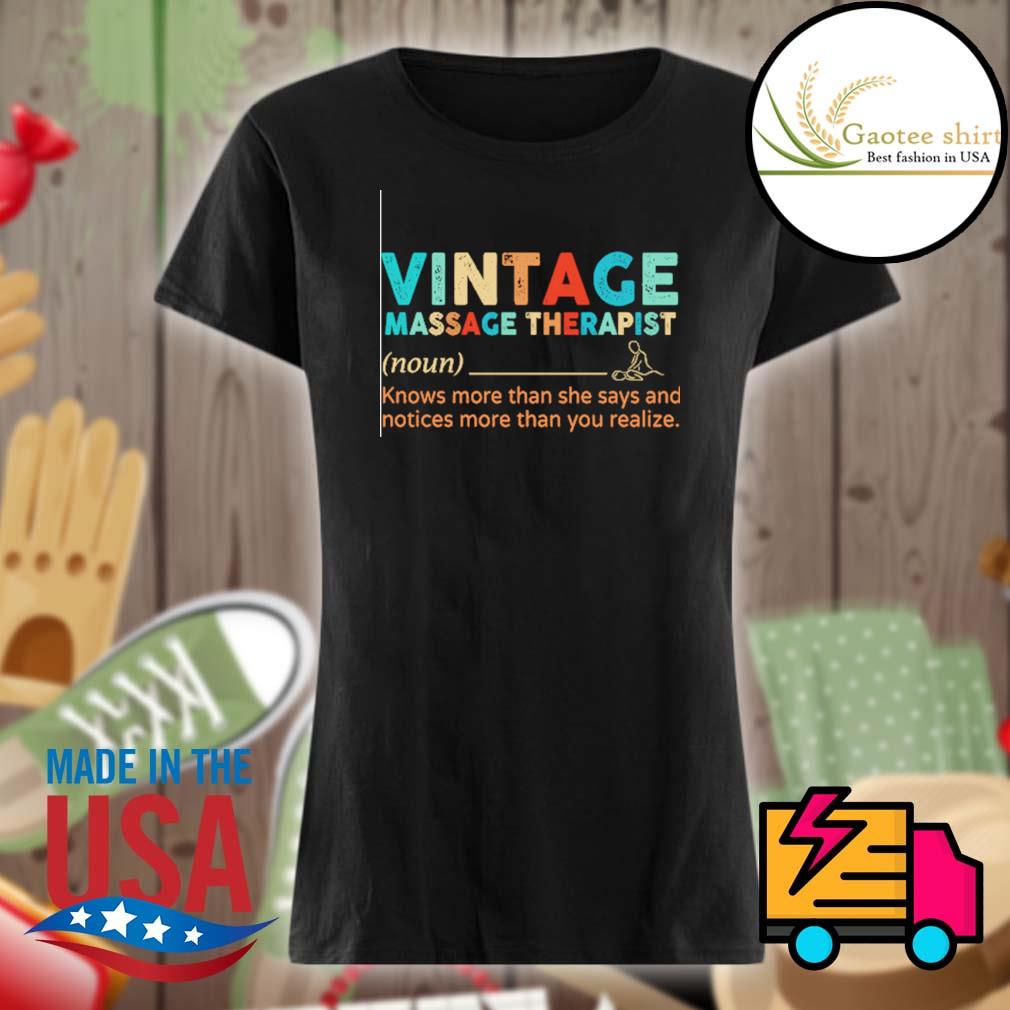 Vintage Occupational Therapist Knows More Than She Says T-Shirt
