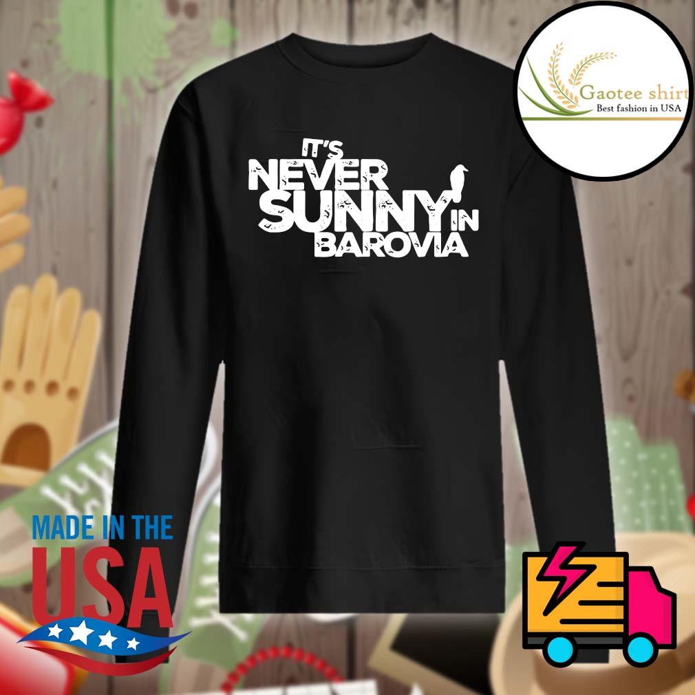 it's never sunny in barovia shirt