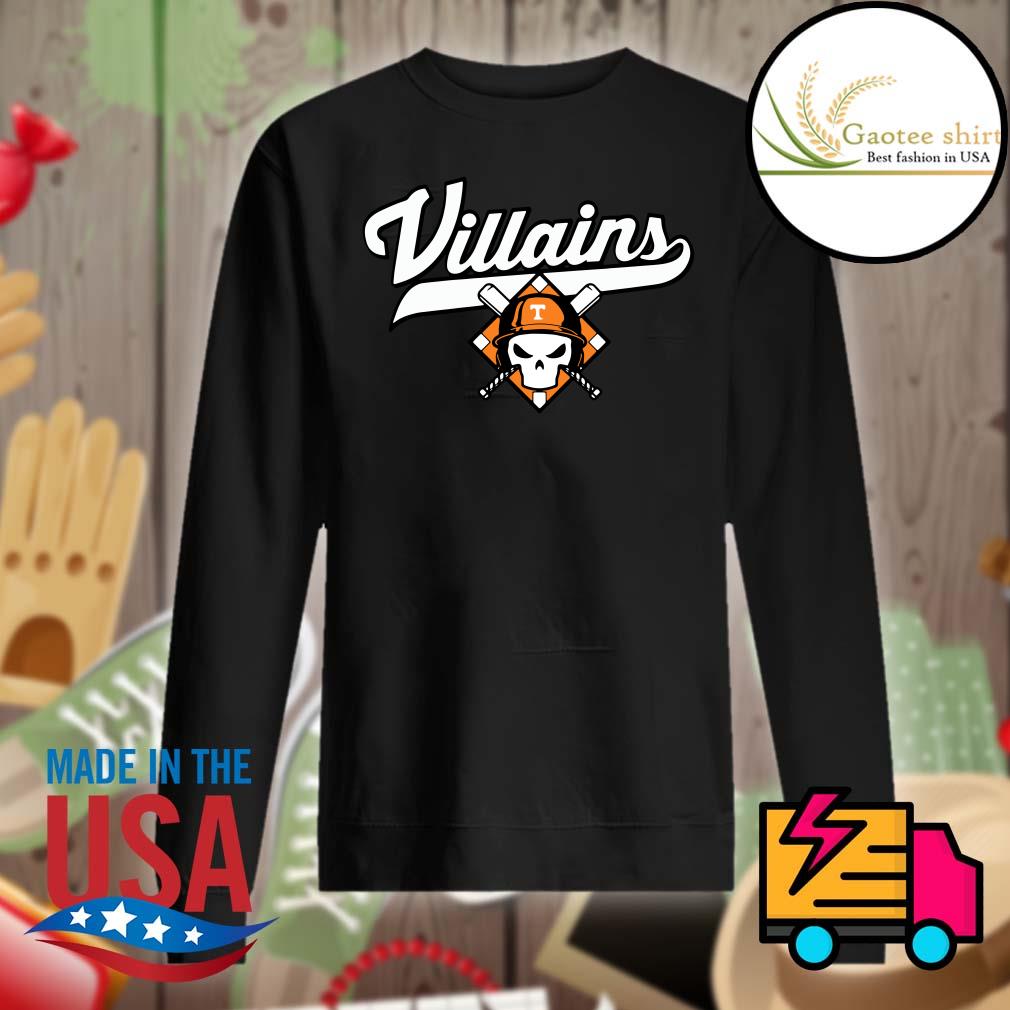 Tennessee Baseball Villains logo shirt, hoodie, tank top, sweater and long  sleeve t-shirt