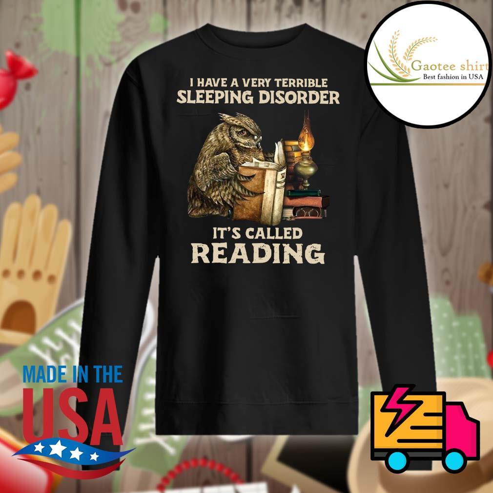 Owl Book I have a very terrible sleeping disorder It's called reading s Sweater