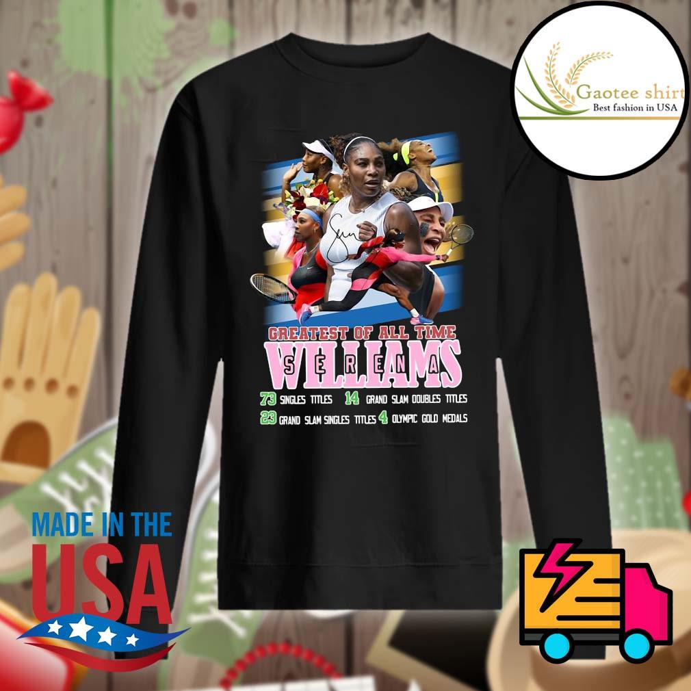Greatest of all time Williams Serena signature s Sweater